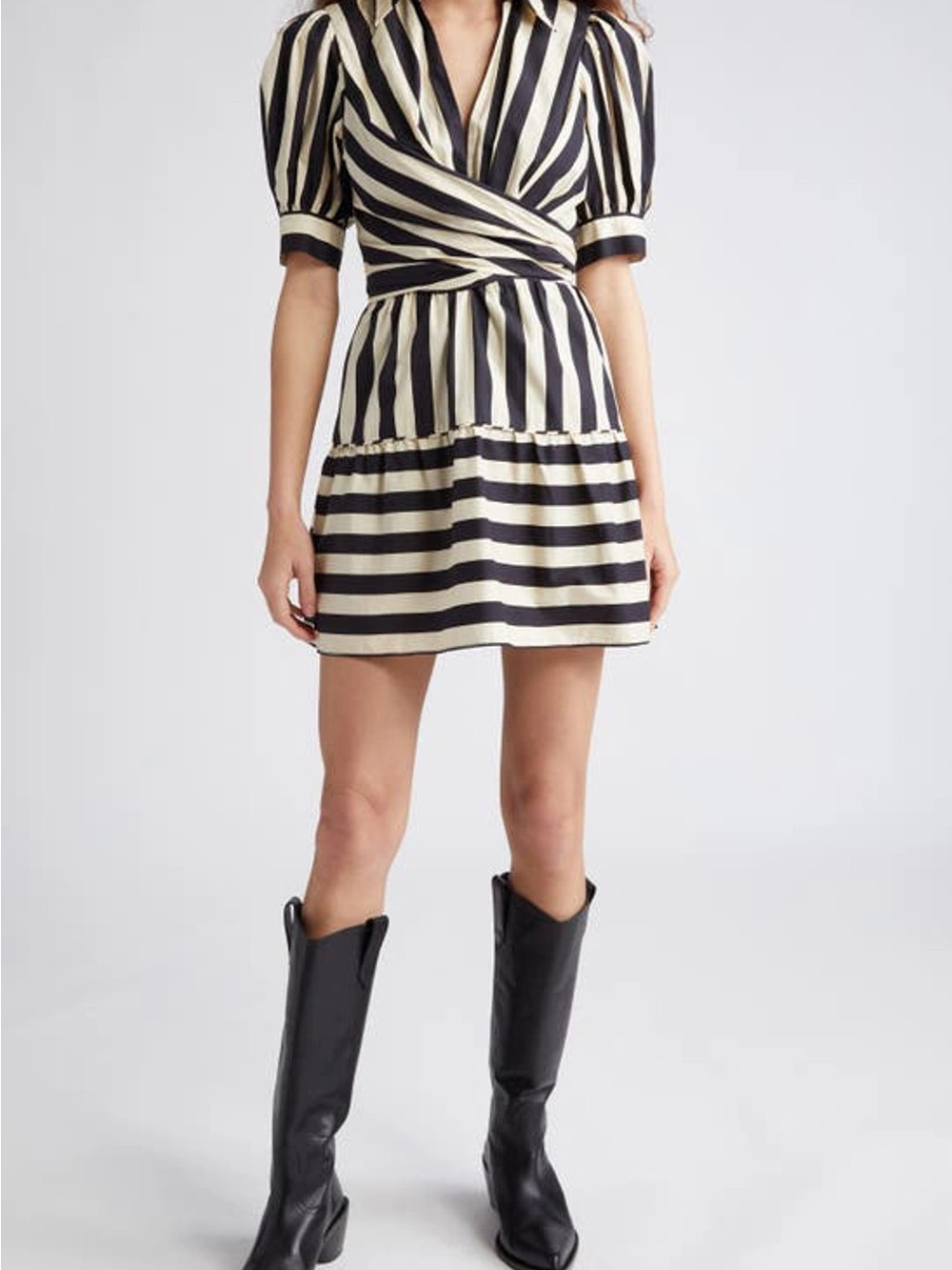 Farmrio striped mini dress - Picture 2 of 5
